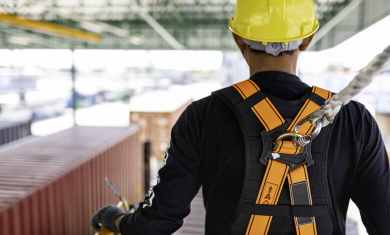 safety harness for roofing